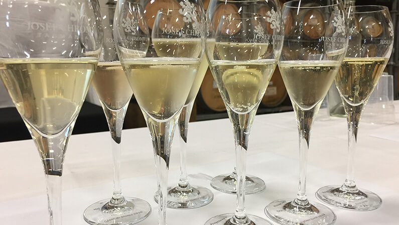 Wine tasting at Tasmania's Effervescence Festival