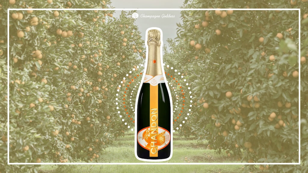 Chandon Garden Spritz with Orange Bitters Featured Image for Sparkling Wine Review